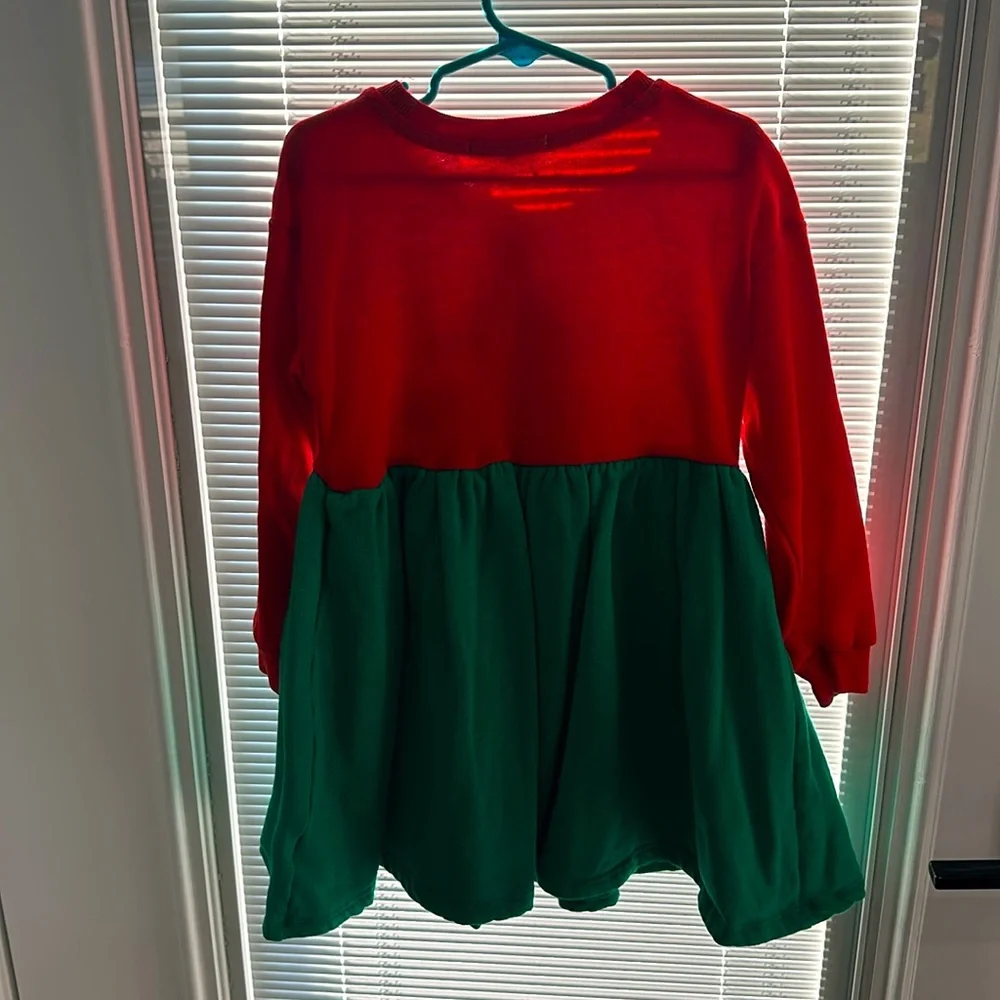 Mad Engine Light up‎ Christmas Tree Sweatshirt Dress